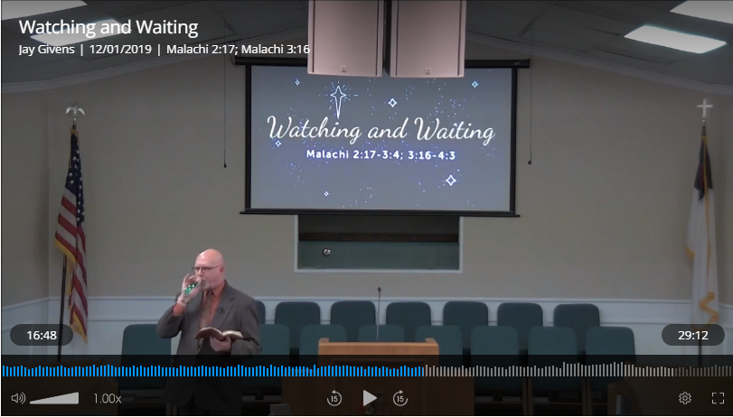 Watching and Waiting sermon
